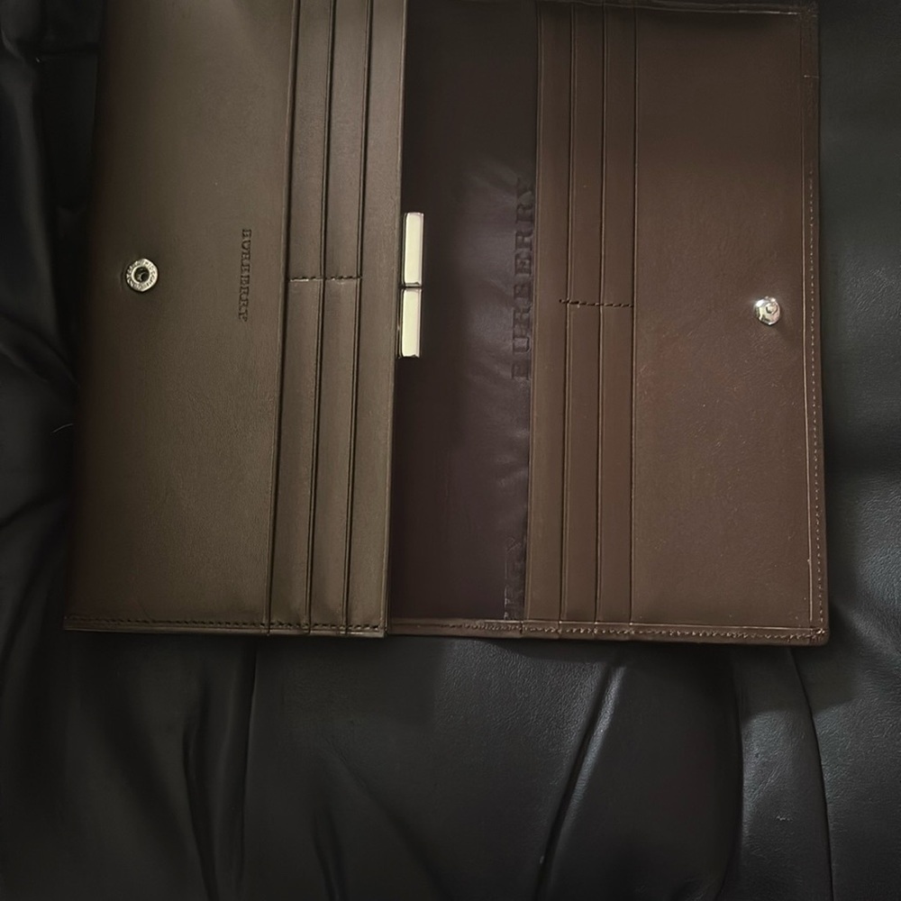 NWT Burberry Łeather Wallet - Picture 2 of 6